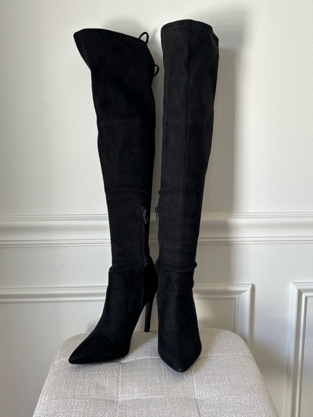 Guess Black Over-the-Knee Stiletto Boots - Picture 5 of 5